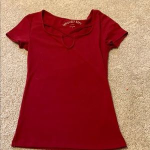 AéRopostale Red seriously soft shirt